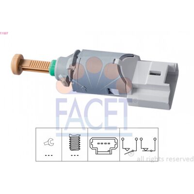 Facet 7.1227 Interruptor de luz de freno - Interruptor de luz de freno Facet 7.1227 Interruptor de luz de freno - Interruptor de luz de freno