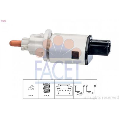 FACET 71275 - Interruptor de luces de freno - Equivalente OE FACET 71275 - Interruptor de luces de freno - Equivalente OE
