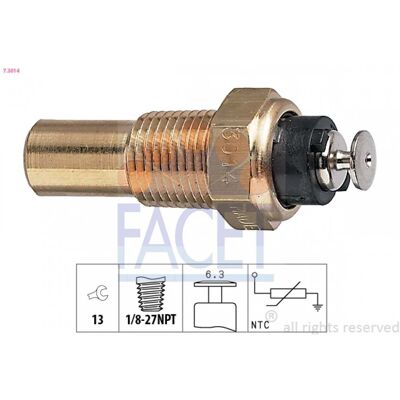 Sensor de temperatura del refrigerante Facet Sensor de temperatura del refrigerante Facet