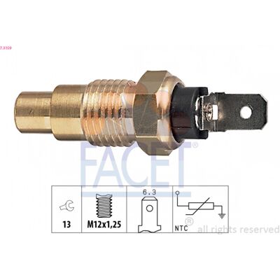 FACET 73159 Sensor de Temperatura - Nissan FACET 73159 Sensor de Temperatura - Nissan