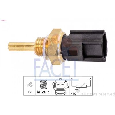 FACET LNA1600AA - Sensor de Temperatura para Líquido de Enfriamiento FACET LNA1600AA - Sensor de Temperatura para Líquido de Enfriamiento