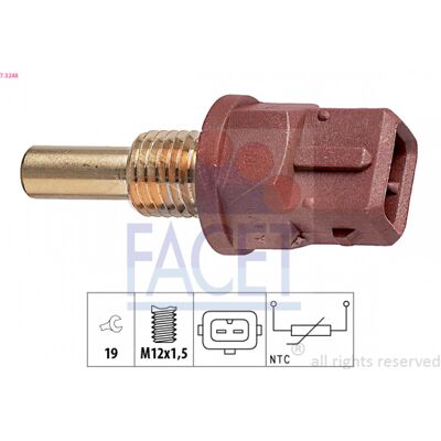 FACET LHE1600AA - Sensor de temperatura de aceite FACET LHE1600AA - Sensor de temperatura de aceite