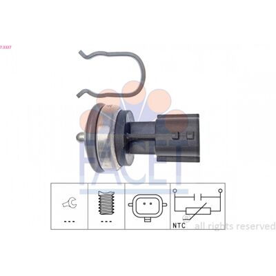Facet 7.3337 Sensor - Sensor de Temperatura del Refrigerante Facet 7.3337 Sensor - Sensor de Temperatura del Refrigerante