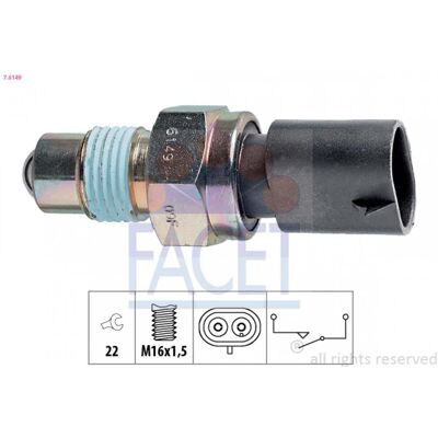 FACET Interruptor de luz trasera Jeep Ford Transit - Made in Italy FACET Interruptor de luz trasera Jeep Ford Transit - Made in Italy