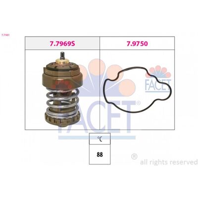 FACET 7.7981 Termostato de agua - BMW, MINI OEM FACET 7.7981 Termostato de agua - BMW, MINI OEM