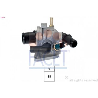 FACET 7.8673 Termostato de agua - Compatible Opel/Fiat FACET 7.8673 Termostato de agua - Compatible Opel/Fiat