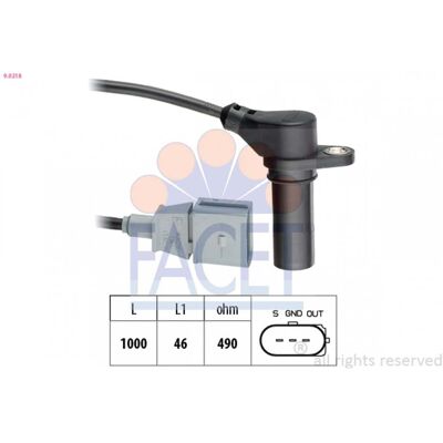 FACET 9.0218 Sensor de Posición del Árbol de Levas - Sensor de Posición del Árbol de Levas FACET 9.0218 Sensor de Posición del Árbol de Levas - Sensor de Posición del Árbol de Levas