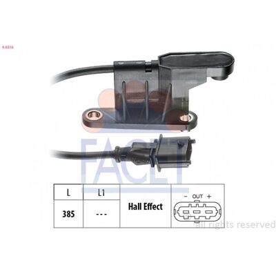FACET 9.0316 Sensor de Posición del Árbol de Levas - Equivalente OE para Opel y Vauxhall FACET 9.0316 Sensor de Posición del Árbol de Levas - Equivalente OE para Opel y Vauxhall
