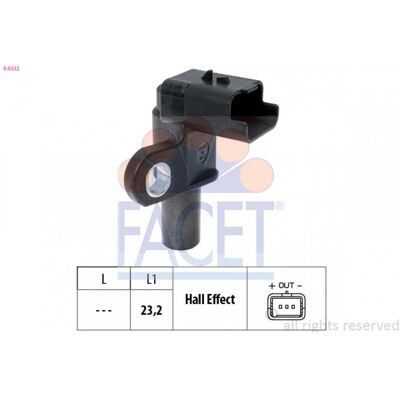 FACET 90332 Sensor de Posición del árbol de levas - Calidad OE Italia FACET 90332 Sensor de Posición del árbol de levas - Calidad OE Italia