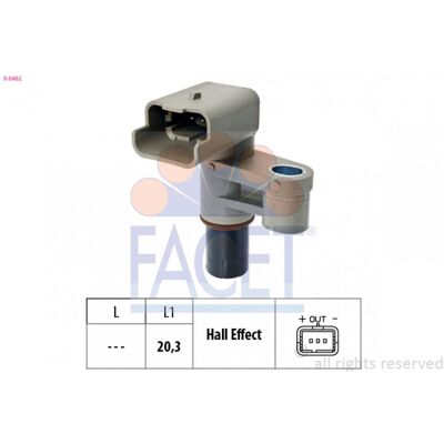 Sensor de árbol de levas FACET 9.0462 - Equivalente OE Sensor de árbol de levas FACET 9.0462 - Equivalente OE