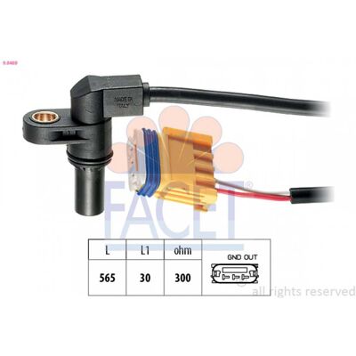 FACET 9.0469 Sensor de velocidad de rueda - Equivalente OE FACET 9.0469 Sensor de velocidad de rueda - Equivalente OE