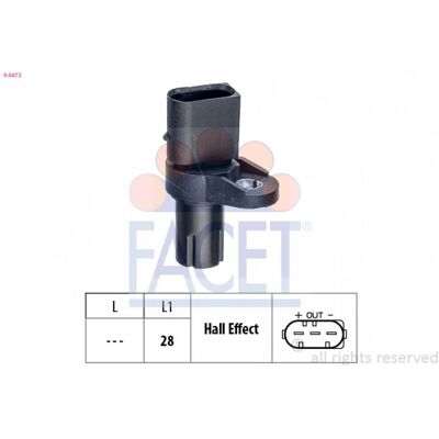 FACET 9.0473 Sensor de posición del cigüeñal - Equivalente OE FACET 9.0473 Sensor de posición del cigüeñal - Equivalente OE