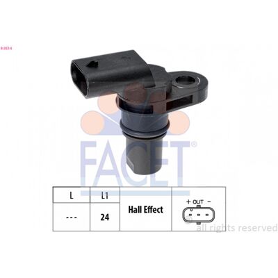 FACET 9.0514 Sensor de posición del árbol de levas - Sensor de árbol de levas FACET 9.0514 Sensor de posición del árbol de levas - Sensor de árbol de levas