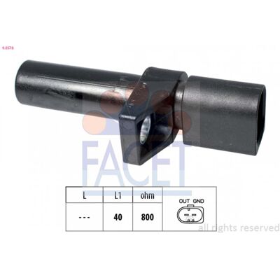 FACET 9.0578 Sensor de cigüeñal - OE Italia FACET 9.0578 Sensor de cigüeñal - OE Italia