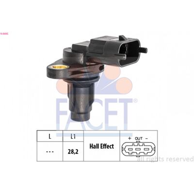 FACET 9.0695 Sensor de Posición del Cigüeñal - Sensor de Posición del Cigüeñal FACET 9.0695 Sensor de Posición del Cigüeñal - Sensor de Posición del Cigüeñal