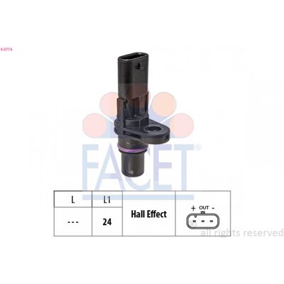 FACET 9.0774 Sensor de Posición del Cigüeñal - Pieza de Motor FACET 9.0774 Sensor de Posición del Cigüeñal - Pieza de Motor
