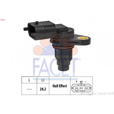 FACET 9.0833 Sensor de posición del cigüeñal - Sensor de cigüeñal FACET 9.0833 Sensor de posición del cigüeñal - Sensor de cigüeñal