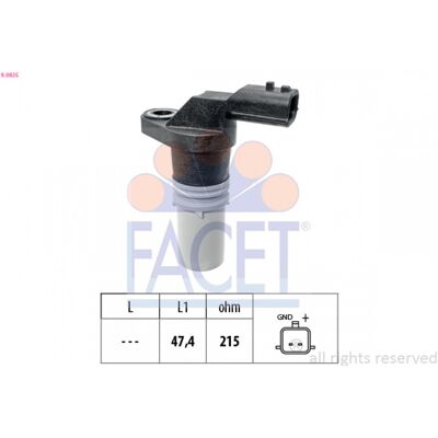 FACET 9.0835 Sensor de posición del cigüeñal - Sensor de posición del cigüeñal FACET 9.0835 Sensor de posición del cigüeñal - Sensor de posición del cigüeñal