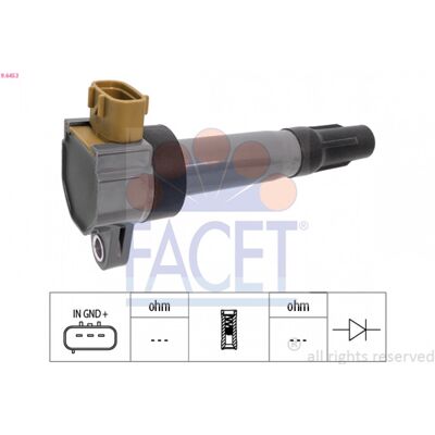 FACET Bobina de encendido Opel Fiat Nissan - Bobina FACET Bobina de encendido Opel Fiat Nissan - Bobina