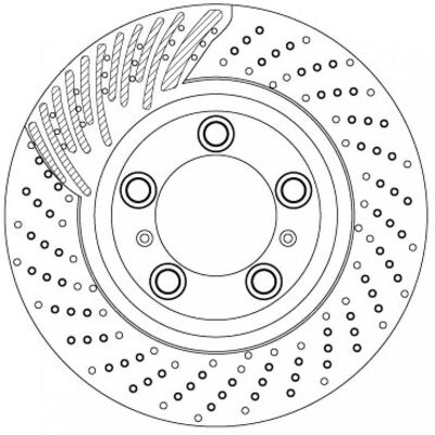 Disco de freno TRW DF6821S - Perforado y ventilado 340mm Disco de freno TRW DF6821S - Perforado y ventilado 340mm
