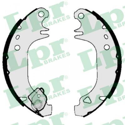 Zapatas de freno LPR 04950 para Peugeot 205, Citroën AX Zapatas de freno LPR 04950 para Peugeot 205, Citroën AX