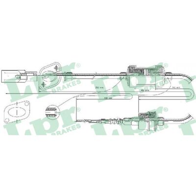 LPR C0070C - Cable de embrague para Fiat Punto, Lancia Y LPR C0070C - Cable de embrague para Fiat Punto, Lancia Y