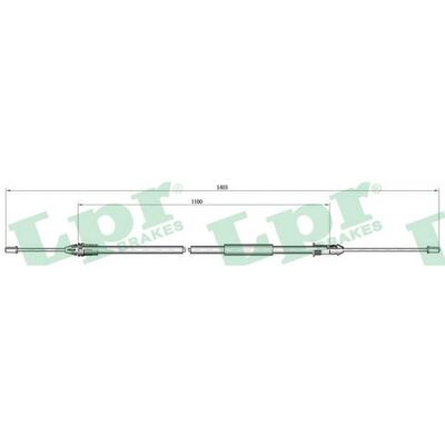 Câble de freno de mano C1002B para Renault Clio Thalia Câble de freno de mano C1002B para Renault Clio Thalia