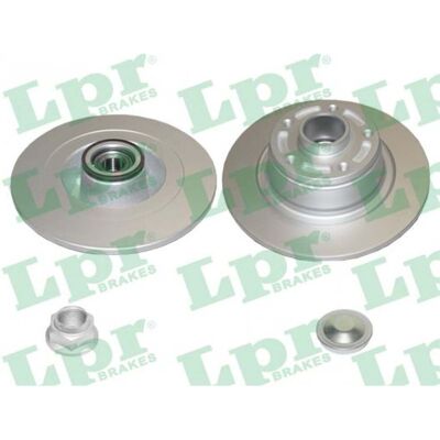 Disco de freno Renault R1082PRCA - 290mm, 11mm, Trasero, con anillo ABS Disco de freno Renault R1082PRCA - 290mm, 11mm, Trasero, con anillo ABS