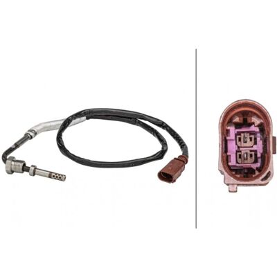 Sensor de Temperatura de Gases de Escape Hella - Sensor para VW, Audi, Seat, Skoda Sensor de Temperatura de Gases de Escape Hella - Sensor para VW, Audi, Seat, Skoda