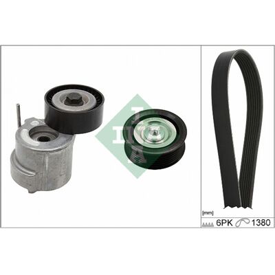 Conjunto de correas trapezoidales INA 529 0303 10 - Juego de correas Conjunto de correas trapezoidales INA 529 0303 10 - Juego de correas