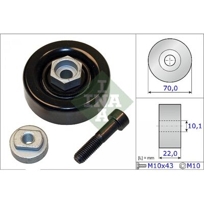 Polea tensora INA 531 0864 10 Chevrolet Spark Aveo Kalos - Poleas Polea tensora INA 531 0864 10 Chevrolet Spark Aveo Kalos - Poleas