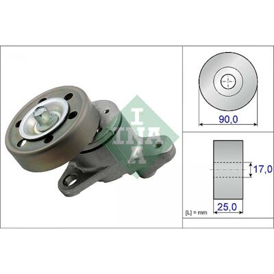 INA 534 0437 10 Tensor de correa poli V - Timing Belt Tensioner INA 534 0437 10 Tensor de correa poli V - Timing Belt Tensioner