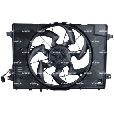 Motor del ventilador del radiador NRF 470100 - Con marco para Hyundai, Kia Motor del ventilador del radiador NRF 470100 - Con marco para Hyundai, Kia