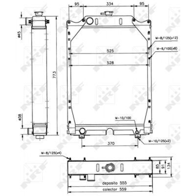 NRF Enfriador de motor - 8718042033673 NRF Enfriador de motor - 8718042033673