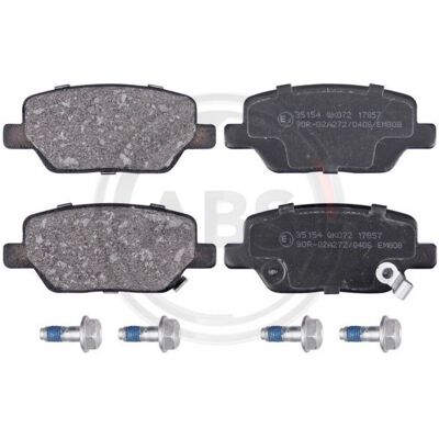 Pastillas de Freno Traseras Fiat Tipo - Juego con Indicador de Desgaste Pastillas de Freno Traseras Fiat Tipo - Juego con Indicador de Desgaste