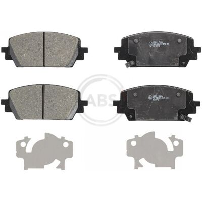A.B.S. - 35383 - Genesis G80 - Kia Sorento - Juego de pastillas de freno A.B.S. - 35383 - Genesis G80 - Kia Sorento - Juego de pastillas de freno