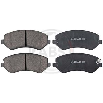 A.B.S. 38856 Pastillas de freno delanteras - Juego de discos para Chrysler Voyager y Jeep Cherokee A.B.S. 38856 Pastillas de freno delanteras - Juego de discos para Chrysler Voyager y Jeep Cherokee