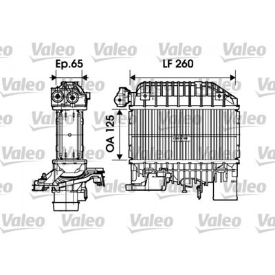 Intercooler VALEO 817698 - Aluminio - Enfriado por aire Intercooler VALEO 817698 - Aluminio - Enfriado por aire