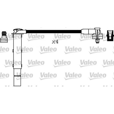 Juego de Cables de Encendido Valeo para Ford Galaxy - Silicona 4 pzas Juego de Cables de Encendido Valeo para Ford Galaxy - Silicona 4 pzas