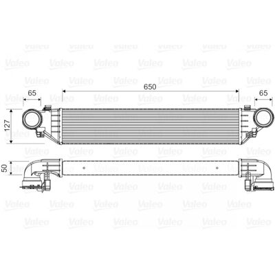 Intercooler VALEO 817760 - Aluminio para Mercedes-Benz Clase C, CLK Intercooler VALEO 817760 - Aluminio para Mercedes-Benz Clase C, CLK