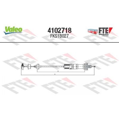 Cable de Embrague VALEO para Peugeot 206 206+ - Ajuste Automático Cable de Embrague VALEO para Peugeot 206 206+ - Ajuste Automático
