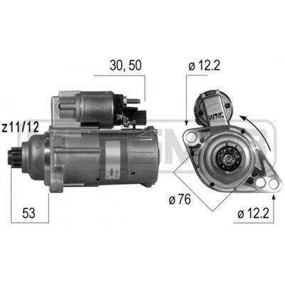 ERA 220534A Arranque - Compatible con VW y Audi ERA 220534A Arranque - Compatible con VW y Audi