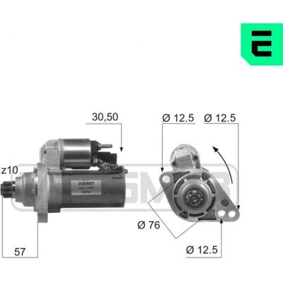 Arrancador ERA 220467 - OEM VW 0AH 911 023 Arrancador ERA 220467 - OEM VW 0AH 911 023