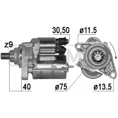 Arranque ERA 221006A - Honda HR-V, FR-V Arranque ERA 221006A - Honda HR-V, FR-V