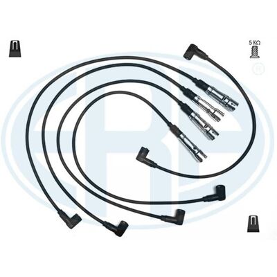 ERA 883048 Juego de cables de encendido - Para VW Polo II, Vento, Scirocco II ERA 883048 Juego de cables de encendido - Para VW Polo II, Vento, Scirocco II