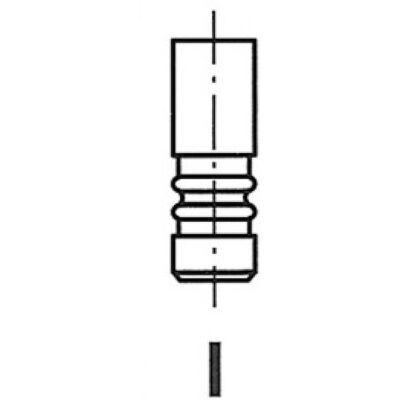 IPSA VL183300 - vástago cromado 29,7 mm - Válvula de escape IPSA VL183300 - vástago cromado 29,7 mm - Válvula de escape