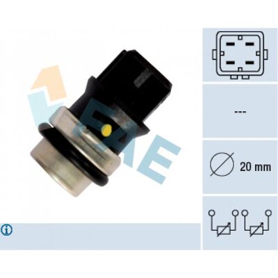 Sensor de Temperatura Fae 33640 - Para VW, Seat, Ford, Skoda Sensor de Temperatura Fae 33640 - Para VW, Seat, Ford, Skoda