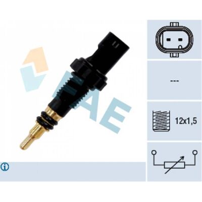 Sensor, temperatura del refrigerante FAE 33890 Sensor, temperatura del refrigerante FAE 33890