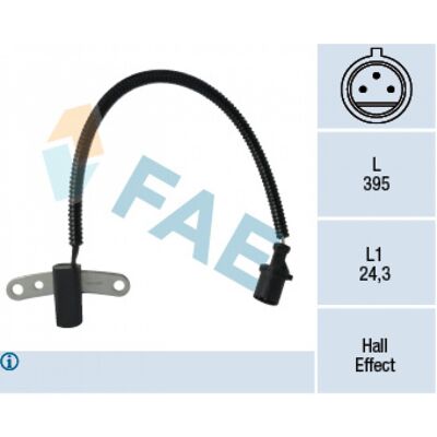 FAE - 79305 - 3-Hall principio - Crankshaft position sensor FAE - 79305 - 3-Hall principio - Crankshaft position sensor
