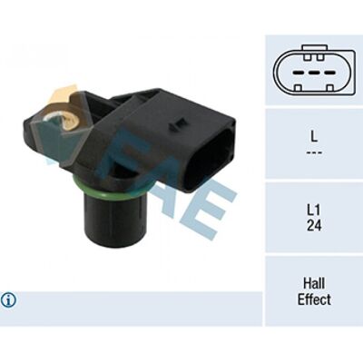 FAE 79485 Sensor de Posición del Árbol de Levas - Compatible con BMW 3 Coupé, 3 Sedán, 5 Sedán FAE 79485 Sensor de Posición del Árbol de Levas - Compatible con BMW 3 Coupé, 3 Sedán, 5 Sedán